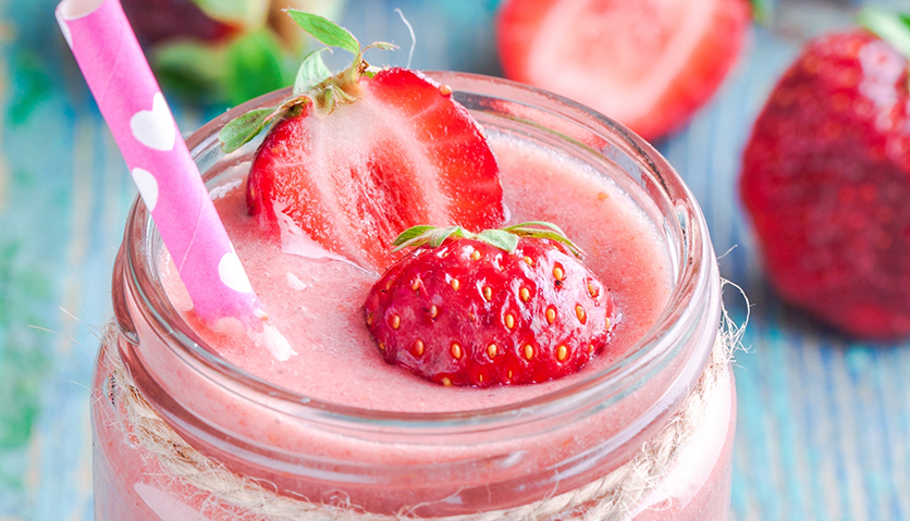 Erdbeer-Smoothie mit Joghurt - My authentic Greek yogurt